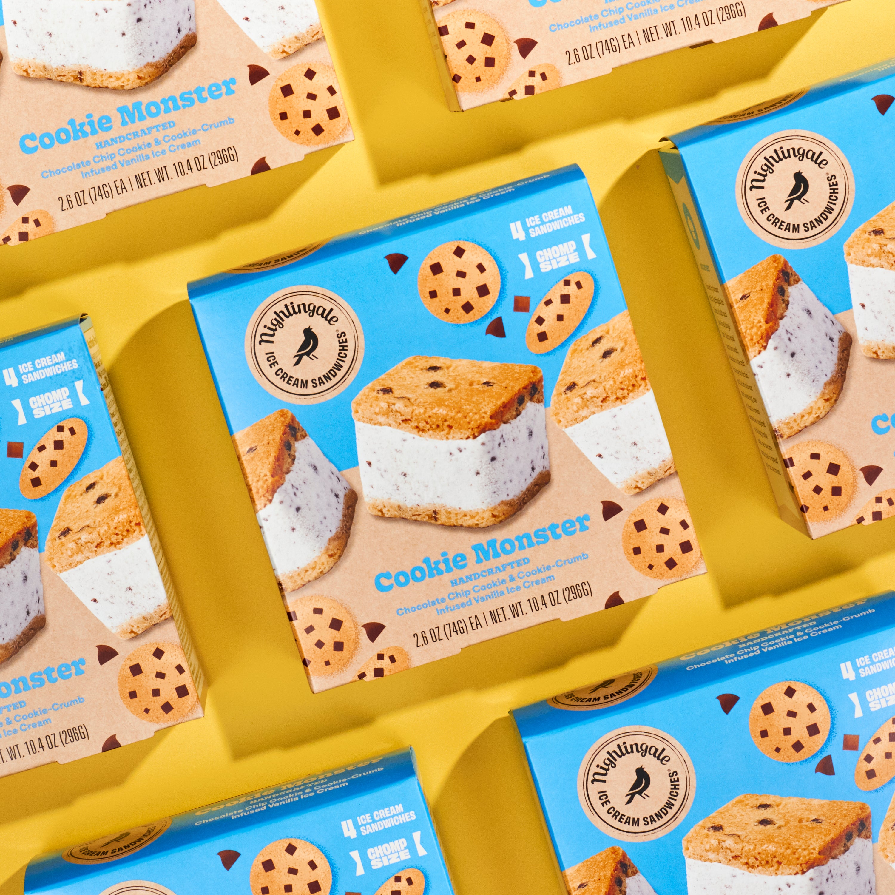 Cookie Monster Chomp Size 4-Pack