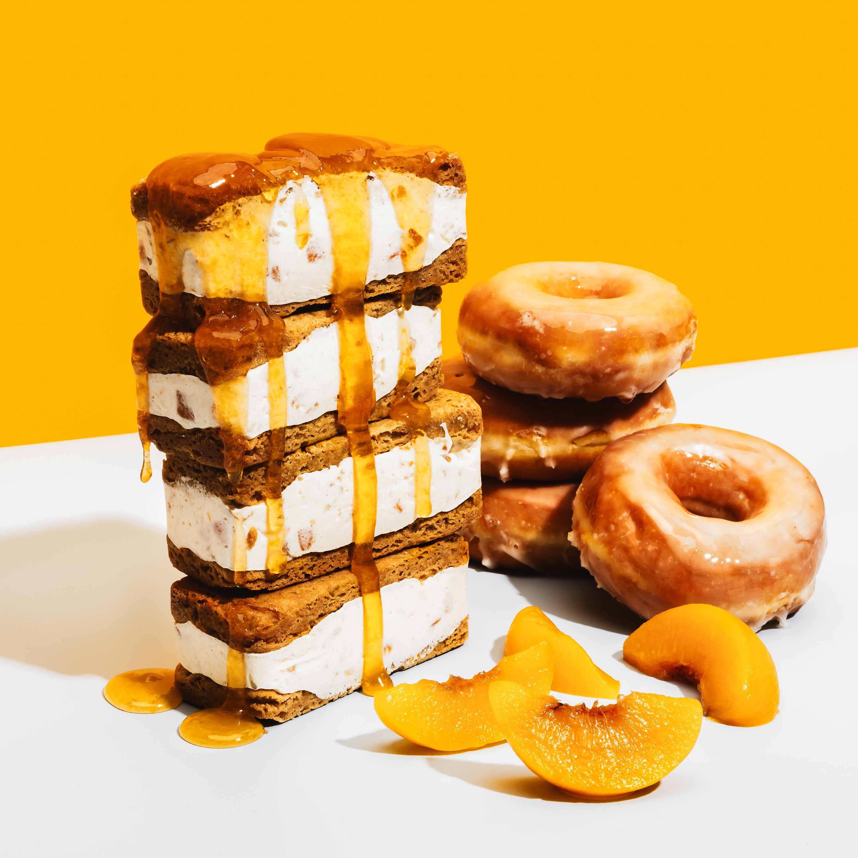 Limited Edition Peach Glazed Donut | Spring 2022