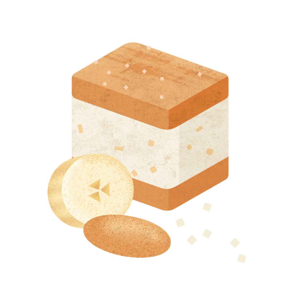 Banana Pudding Chomp Size 4-Pack